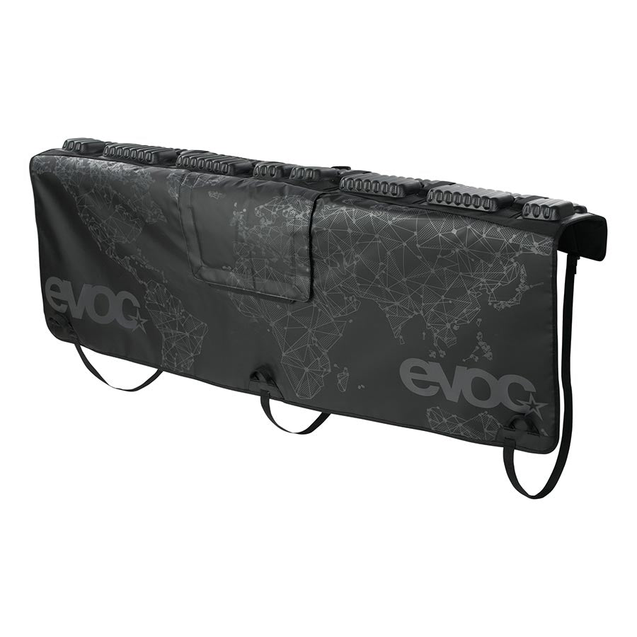Tailgate Pad Curve, Protecteur de panneau de boîte de camionnette, Largeur 136cm, pour camionettes moyennes, Noir
