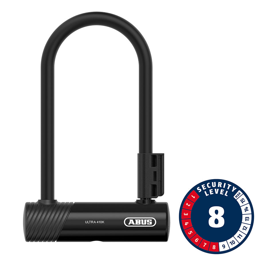 Ultra 410K Mini, Cadenas en U, Clé, 12mm, 150x180mm, SH34, Noir