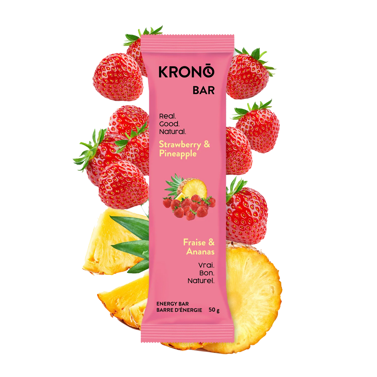 Barre energie Fraises Ananas