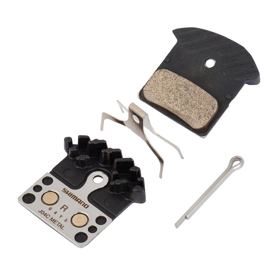 Type J, Plaquettes de freins à disque, Shimano G-Type/F-Type/J-Type, Métallique, IBPJ04CMFA
