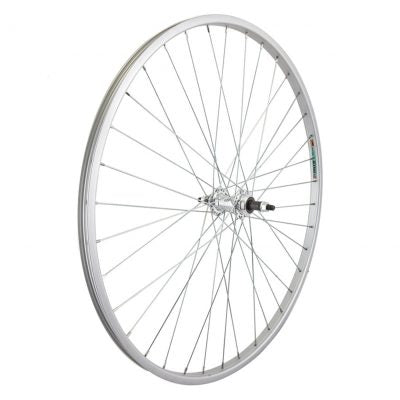 Roue De Vélo Arriere 700  Roue Libre Argent Boulons