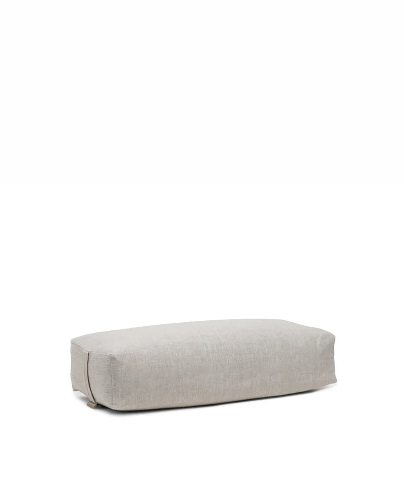 Linen rectangular bolster