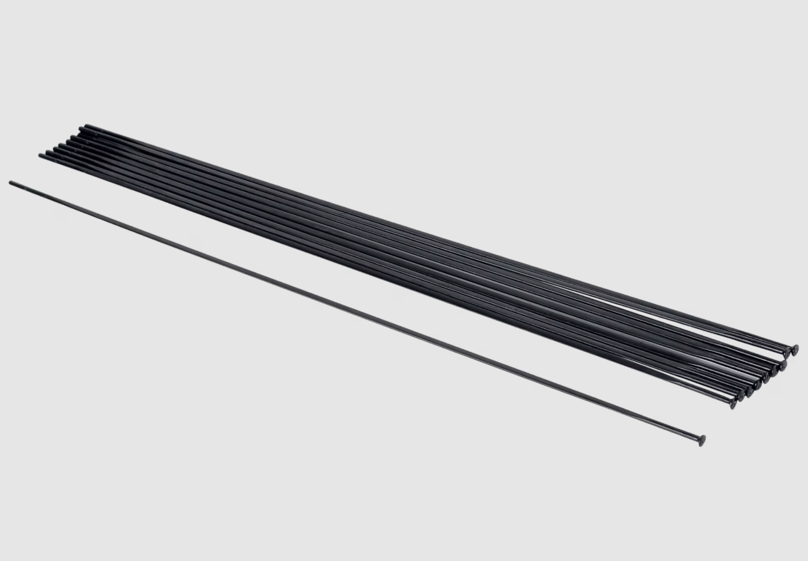 DT Aerolite Bladed Nail-Head Spoke - Box of 10, 282mm, 14/17/14