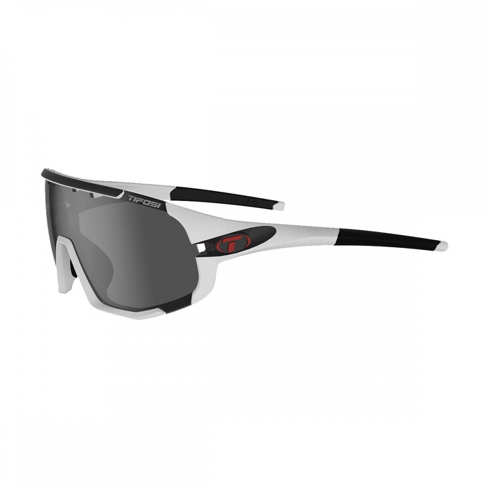 Sledge  Matte White - Smoke/AC Red/Clear lenses