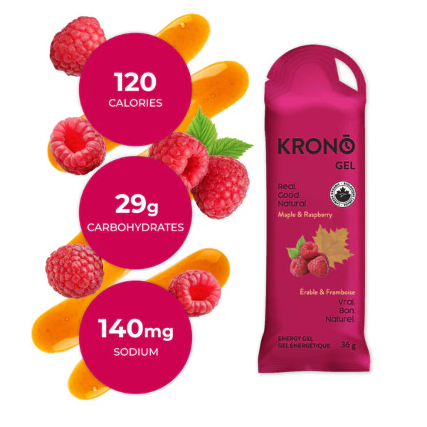 Gels énergétiques Érable et Framboise