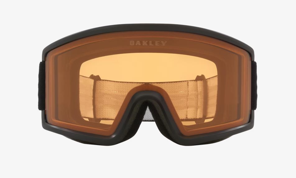 Lunettes de ski Target Line L Matte Black w/ Persimmon