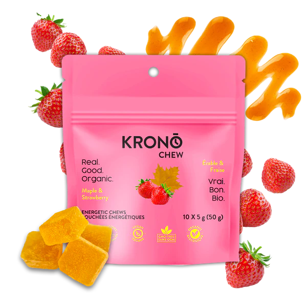 Bouchées énergétiques à la fraise et à l'érable