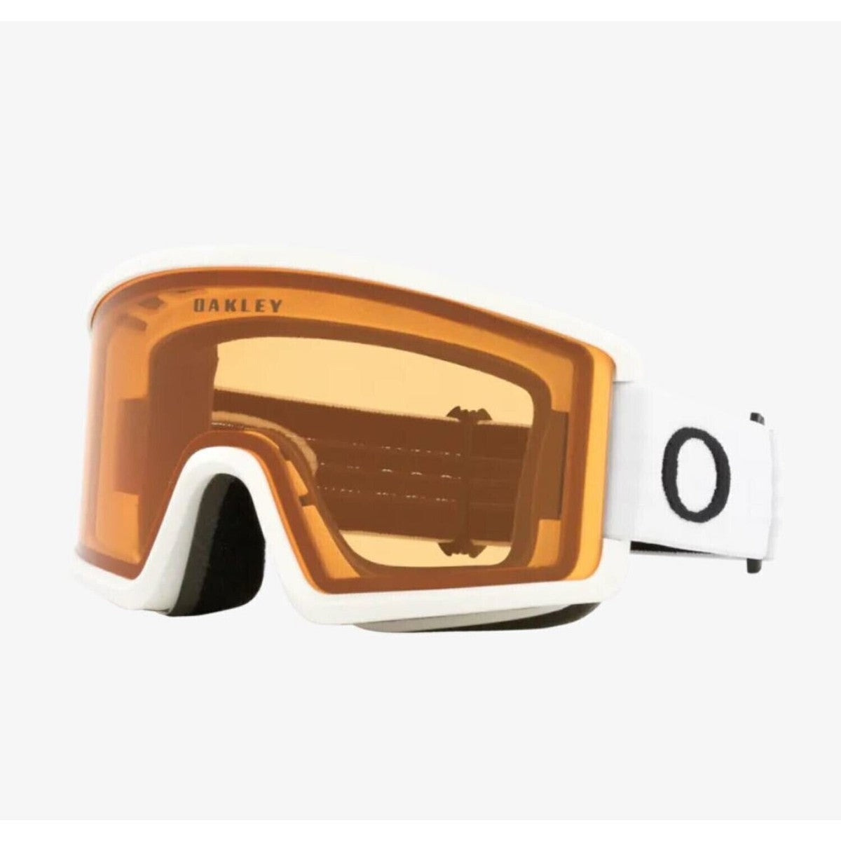 Lunettes de ski Target Line L Matte White  w/ Persimmon