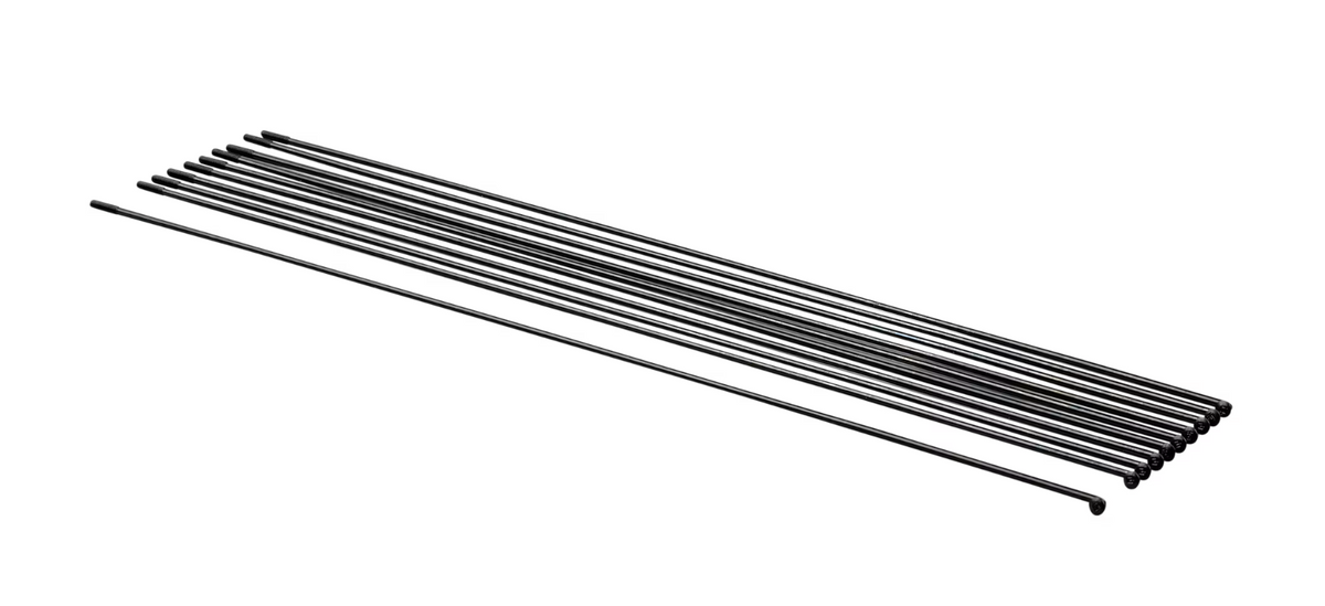 SPOKE DT COMPETITION 292MM X 2.0/1.8/2.0 BLACK 10/PACK