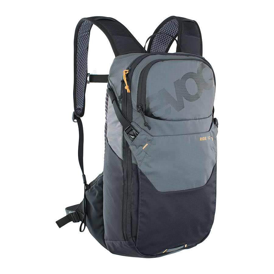 Sac d'hydratation Ride 12, 12L + Réservoir 2L, Carbone/Gris