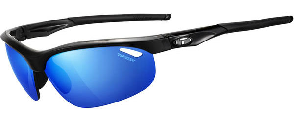 Veloce  Gloss Black - Clarion blue /AC Red/Clear Lenses