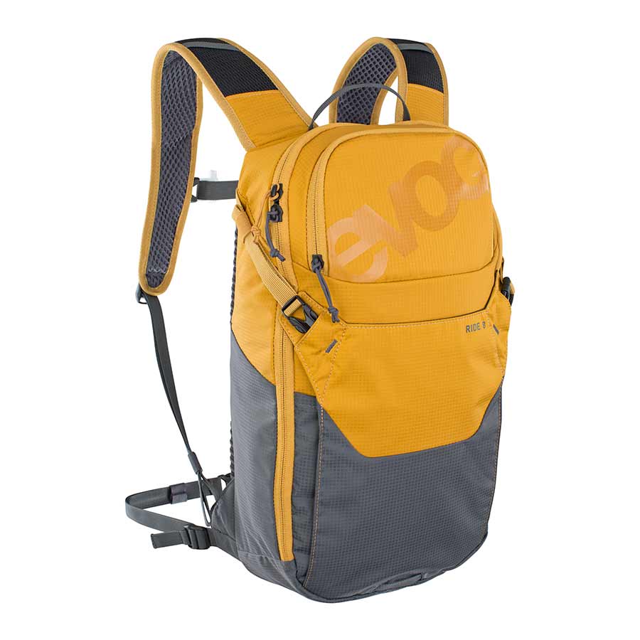 Sac d'hydratation Ride 8,  8L + Réservoir 2L, Terreau/Gris carbone