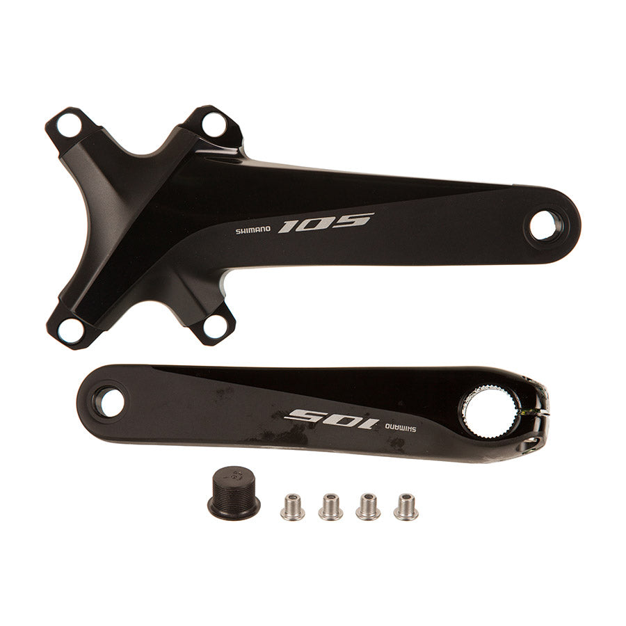 105 FC-R7000, Pédalier, Vitesses: 11, Axe: 24mm, BCD: 110, Sans plateau, Hollowtech II, 170mm, Noir