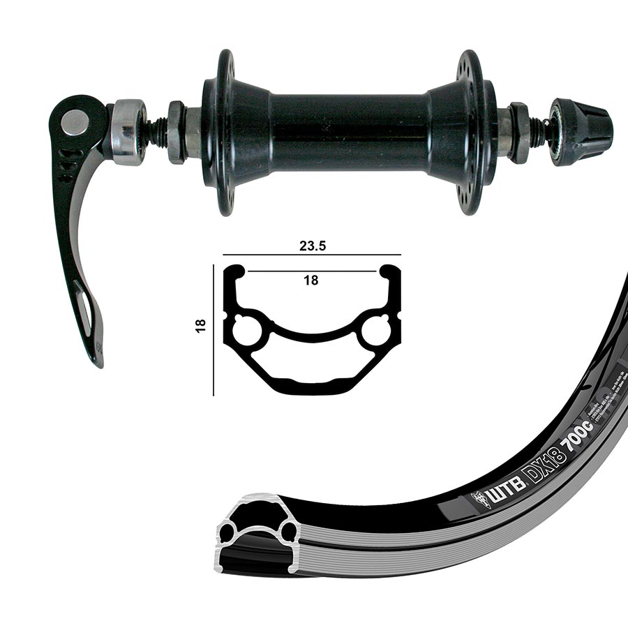 Avant - 700C - Quick Release - Sur Jante