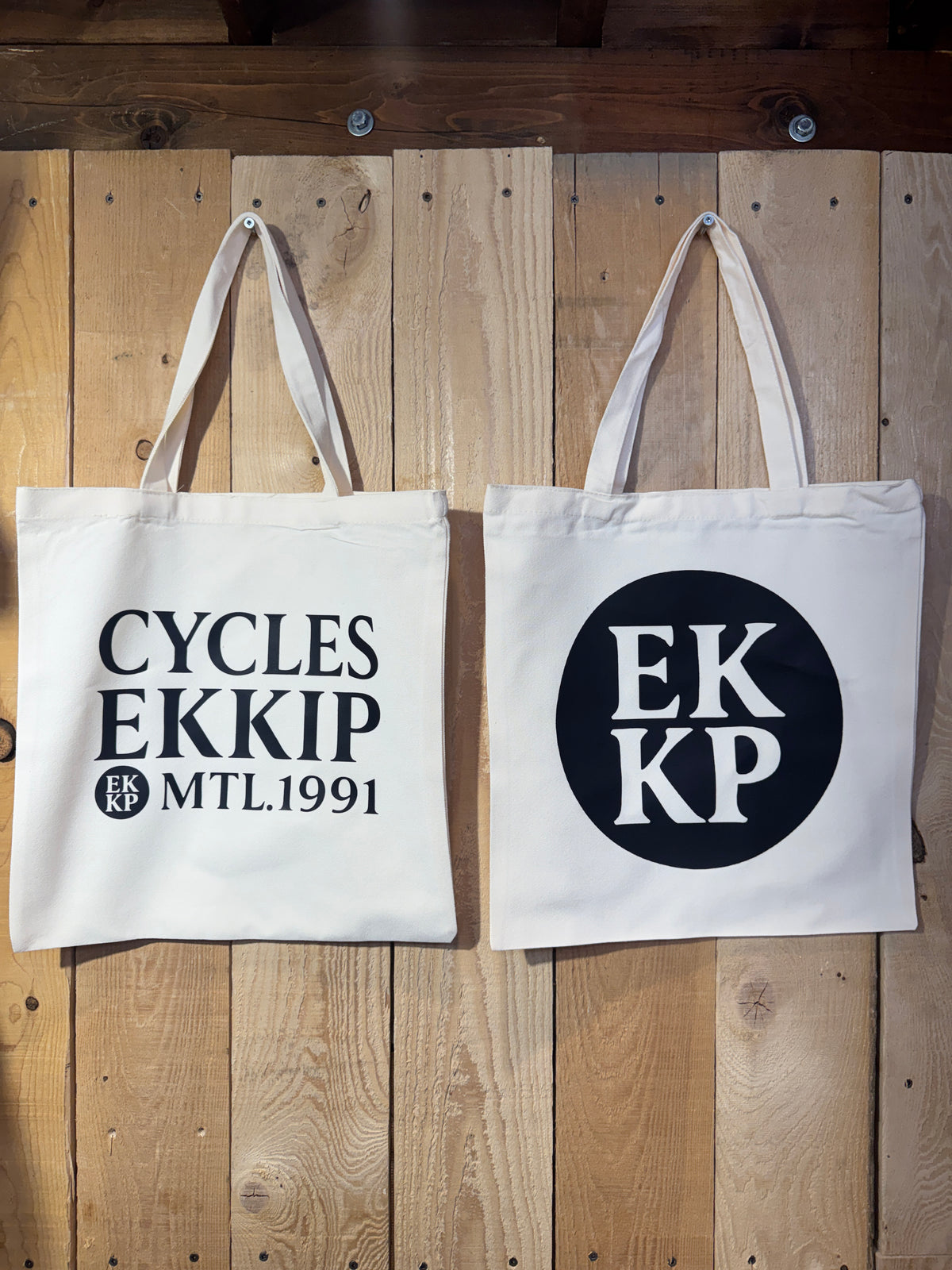 Tote bag Cycles Ekkip