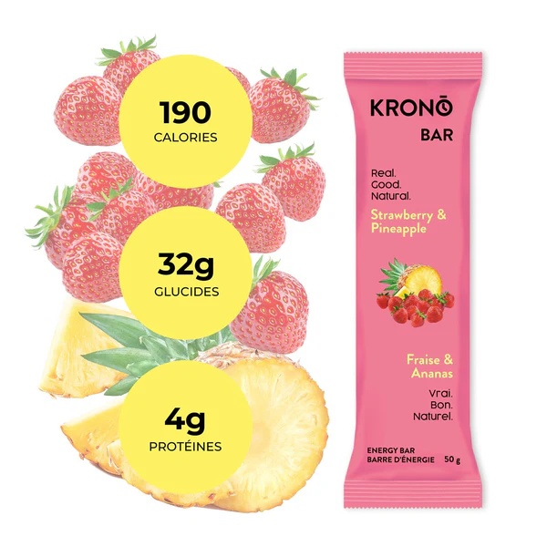 Barres énergétiques Fraise Ananas