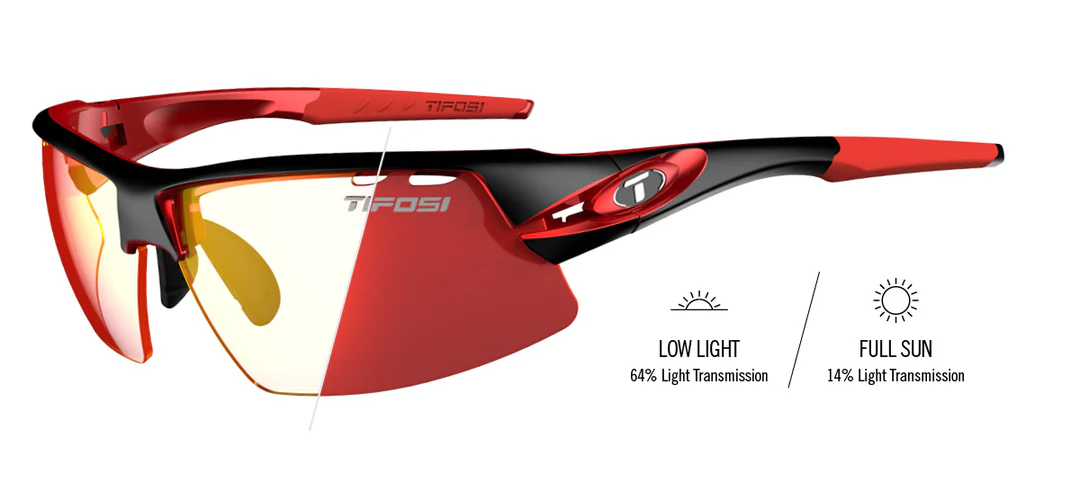 Crit Black/Red - Clarion Red  Fototec lens