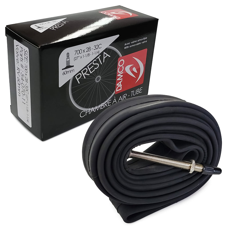 Tube 700x28-32 Valve Presta 60mm Ammovible