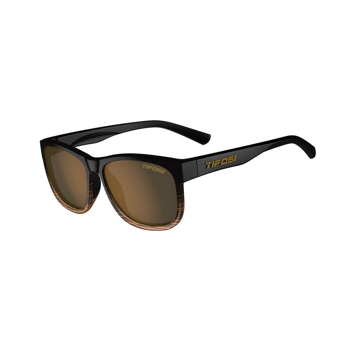 Swank XL  Brown Fade - Brown Polarized lens