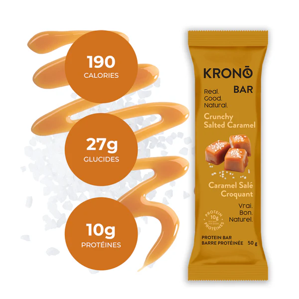 Barres Protéine Caramel Salé