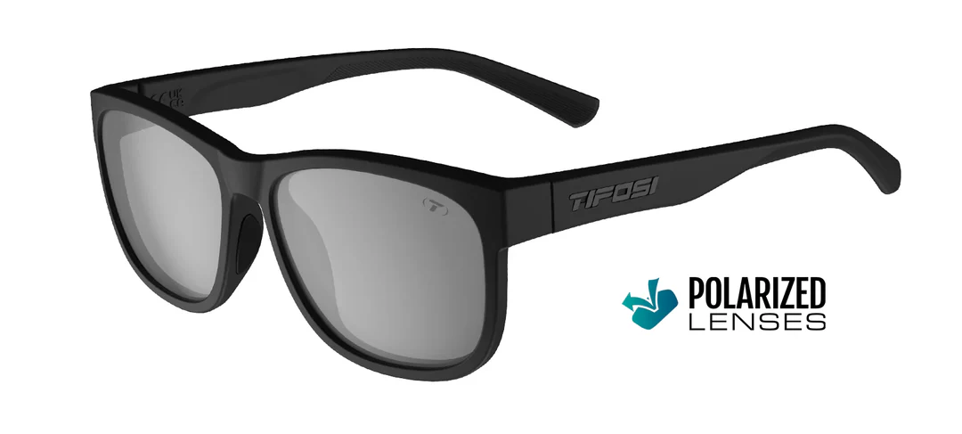 Swank XL  BlackOut - Blackout Frame - Polarized Smoke Tint