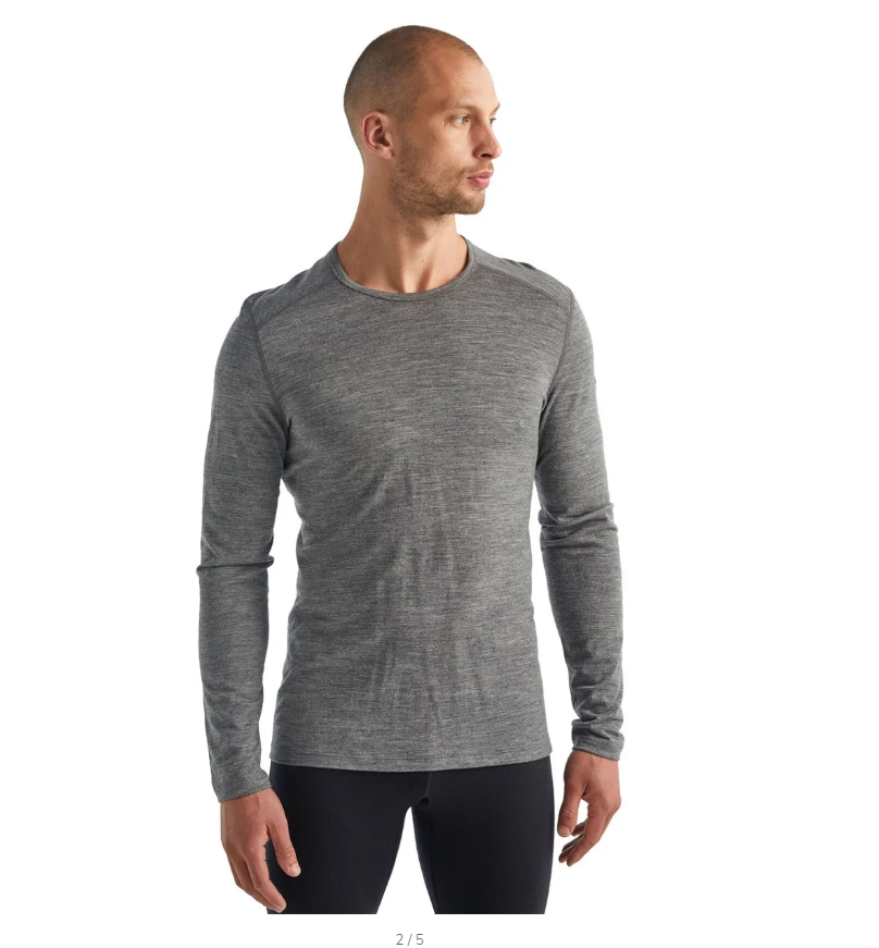 Chandaille manche longue 200 Oasis LS Crewe - Homme