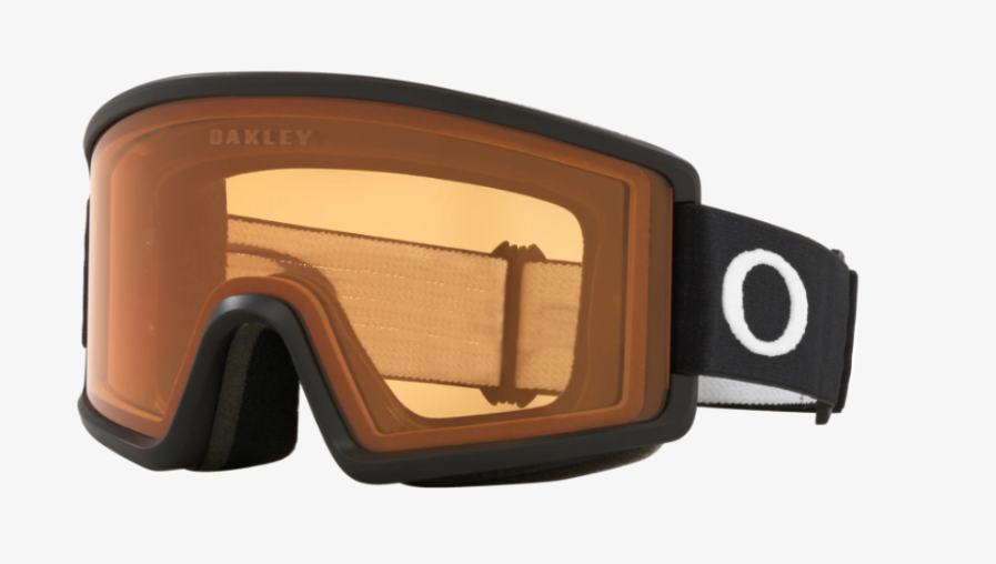 Target Line L Matte Black w/ Persimmon Ski Goggles