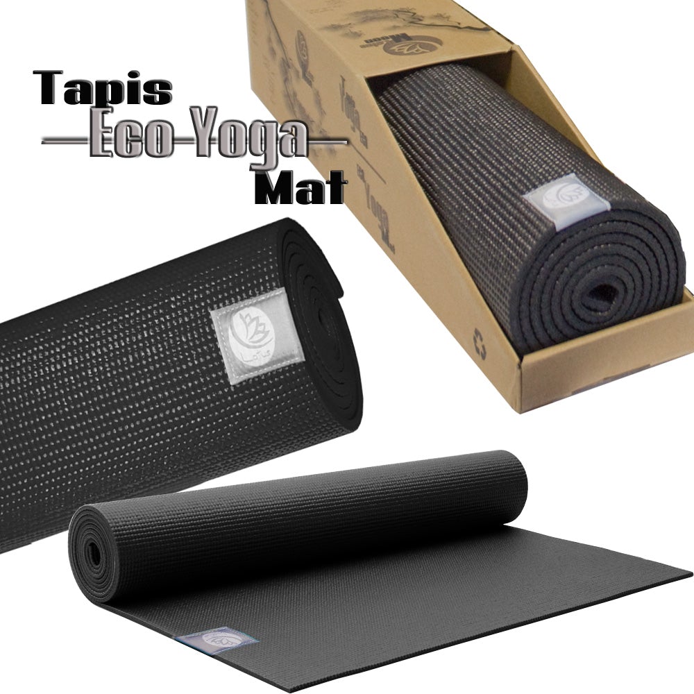 Matelas Yoga 6mm Noir