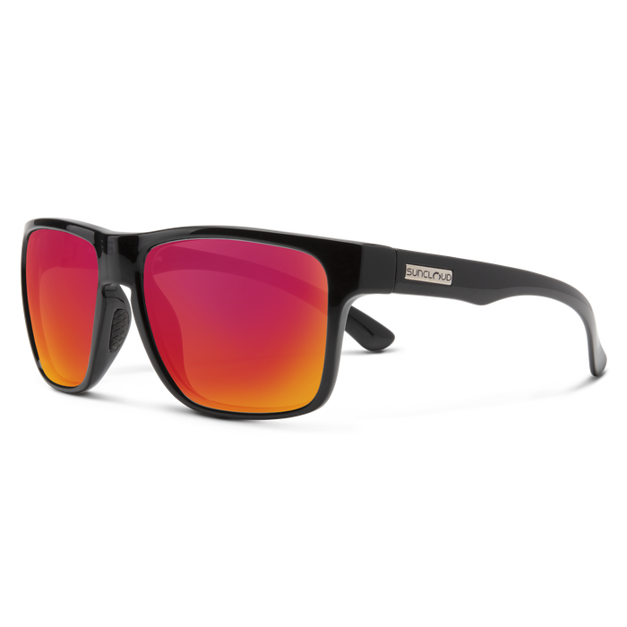 Rambler + Black + Polarized Red Mirror