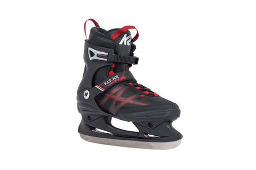 K2 F.I.T Ice noir-rouge patins homme - Echo sports