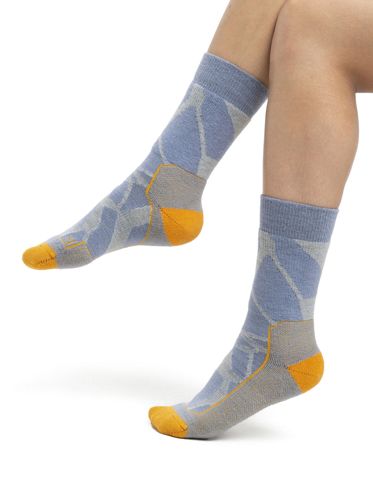 Women's Merino Hike+ Medium Crew Socks Fractured Landscapes