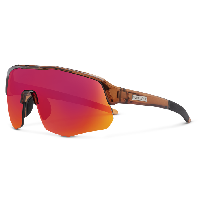 Cadence Matte Crystal Amber + Polarized Red Mirror Lens
