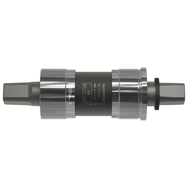 BB-UN300 D-EL, Square Bottom Bracket, English, 68mm, : 127.5mm, Silver