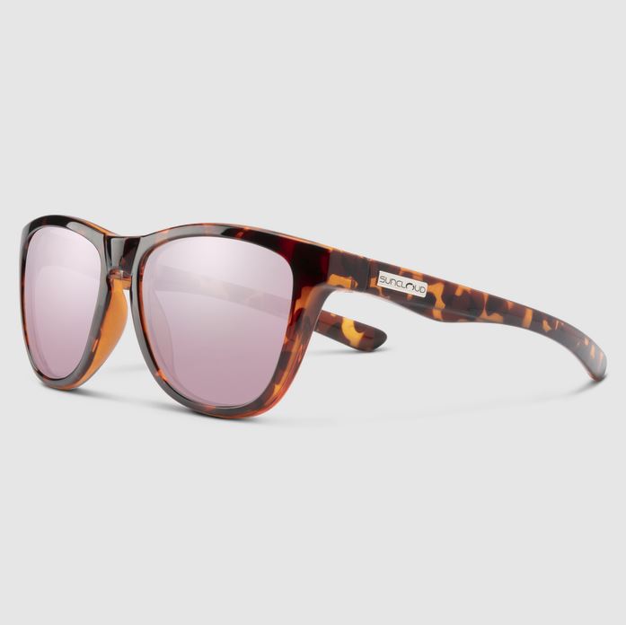 Topsail Tortoise + Polarized Pink Gold Mirror Lens