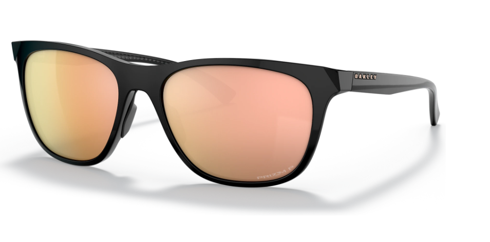 Leadline Polished Black w/ Prizm Rose Gold Iridium Polarized