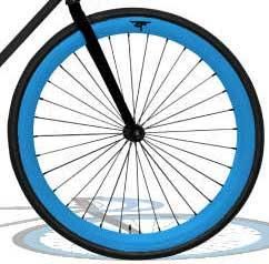 Blue Wheels Set - Fixie
