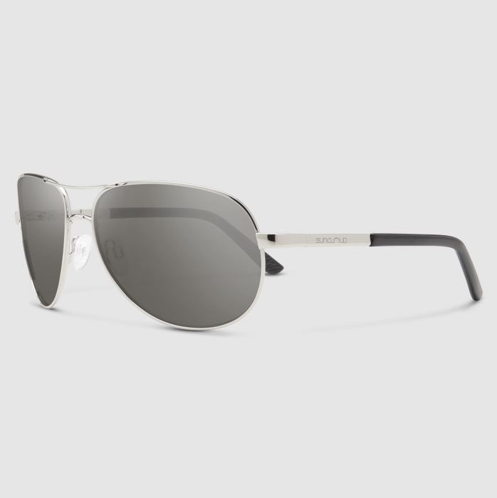 Aviator Silver + Polarized Gray Lens