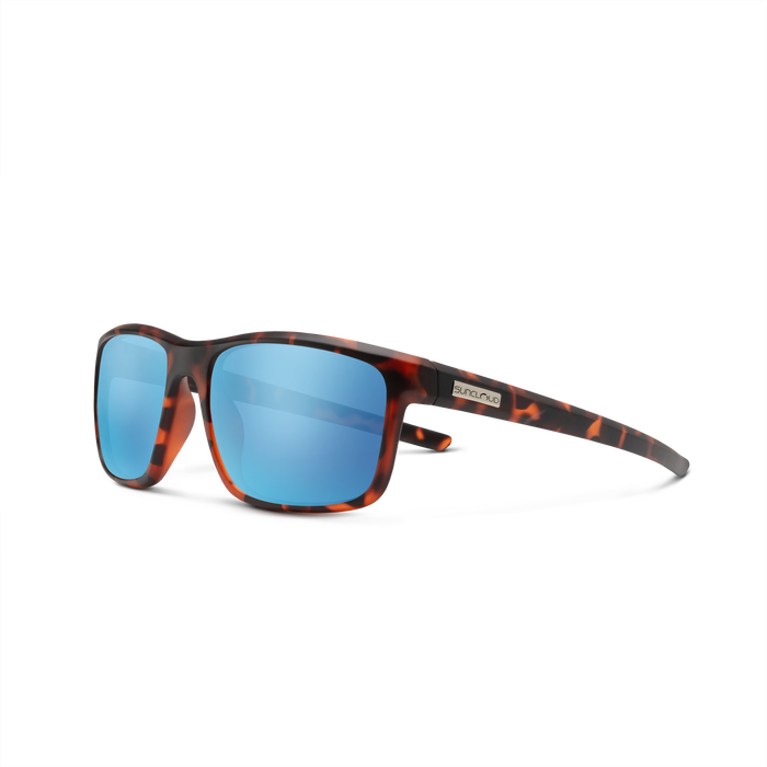 Respek + Matte Tortoise + Polarized Aqua Mirror