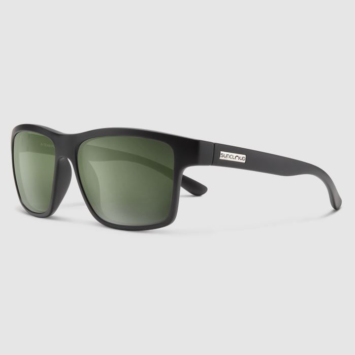 A-Team + Matte Black  + Polarized Gray Green