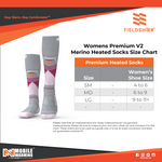 Premium 2.0 Merino women's heated socks